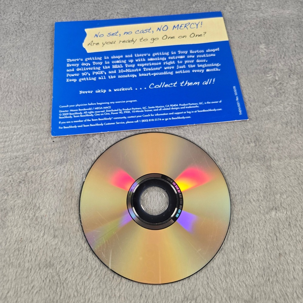 Beachbody One on One Tony Horton Cardio 5-6 Plus Vol 1 Disc 7 DVD THDVD1107 - Picture 2 of 2